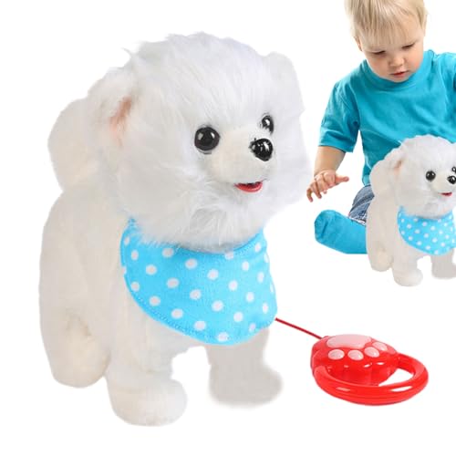Huayeex Laufende Und Bellende Spielzeughunde, Gehender Plüschtier-Hund, Interaktives Kuscheltier Für Kinder, Weiches Elektrisches Spielzeug Huayeex Laufende Und Bellende Spielzeughunde, Gehender Plüschtier-Hund, Interaktives Kuscheltier Für Kinder, Weiches Elektrisches Spielzeug von Huayeex