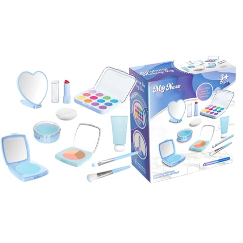 Huayeex Make-up-Set für Kinder zum Rollenspiel,Make-up-Set zum Spielen für Kinder | Play Kosmetiksets für Mädchen,Prinzessinnen-Make-up-Spielzeug für Freunde, Kinder, Familie von Huayeex