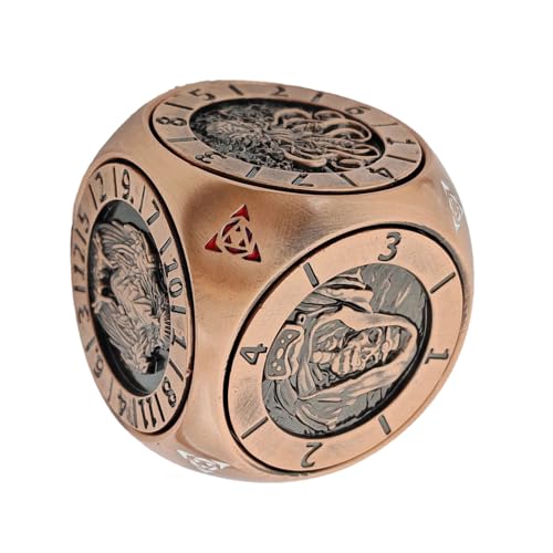 Huayeex Metall Würfel Set | Set Aus Metall Spinner Würfel Mit 6-Seitigen - Leichtes Zubehör Für Freizeit Zuhause Gesellschaftsspiele Kneipe Wettbewerb Huayeex Metall Würfel Set | Set Aus Metall Spinner Würfel Mit 6-Seitigen - Leichtes Zubehör Für Freizeit Zuhause Gesellschaftsspiele Kneipe Wettbewerb von Huayeex