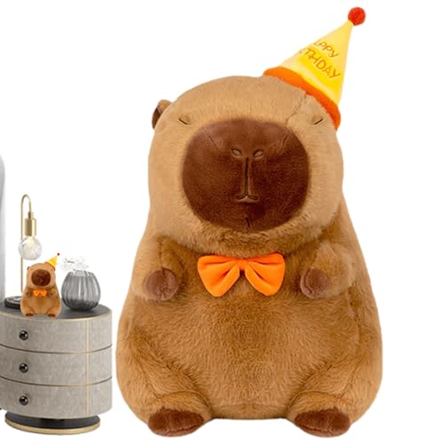 Huayeex Plüschtier | Gefüllte Plüsch Capybara Puppe Spielzeug,Kuschelkissen Mit Für Sofa Und Bett, Weicher Einschlafbegleiter Für Geschwister Jugendliche Kinder Klassenkameraden Huayeex Plüschtier | Gefüllte Plüsch Capybara Puppe Spielzeug,Kuschelkissen Mit Für Sofa Und Bett, Weicher Einschlafbegleiter Für Geschwister Jugendliche Kinder Klassenkameraden von Huayeex