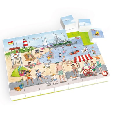 HUBELINO® Puzzle Ausflug zum Badestrand (35-teilig) von Hubelino®