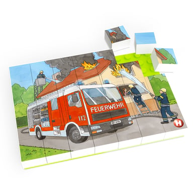 HUBELINO® Puzzle Feuerwehr Einsatz (35-teilig) von Hubelino®