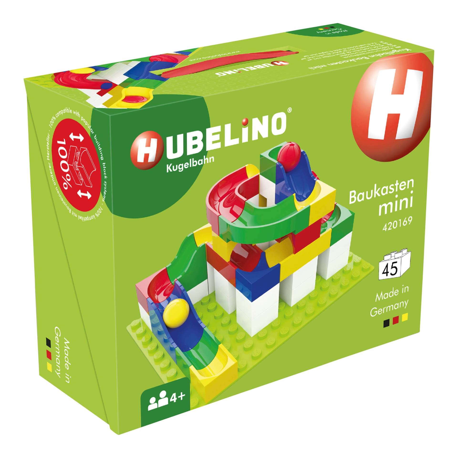 Hubelino Kugelbahn Baukasten mini 45-tlg. Hubelino Kugelbahn Baukasten mini 45-tlg. von Hubelino