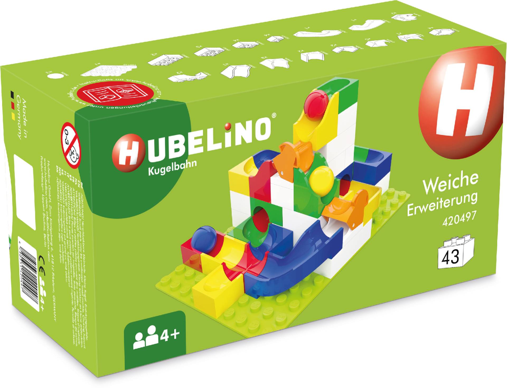 Hubelino Weiche 43 Teile von Hubelino