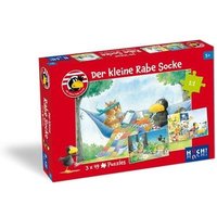 Der kleine Rabe Socke - Puzzle 2 (Kinderpuzzle) von Huch Verlag