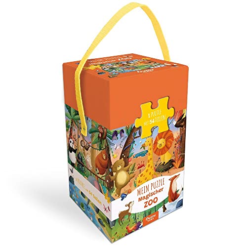 AUZOU, Mein Puzzle Magischer Zoo, Puzzle ab 5 Jahren, Kinderpuzzles mit Poster, Spannendes Zoopuzzle, Für 1 Spieler ab 5 Jahren AUZOU, Mein Puzzle Magischer Zoo, Puzzle ab 5 Jahren, Kinderpuzzles mit Poster, Spannendes Zoopuzzle, Für 1 Spieler ab 5 Jahren von Huch & Friends