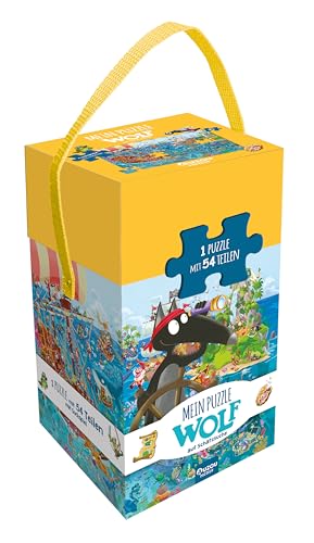 AUZOU Mein Puzzle - Wolf auf Schatzsuche von Huch & Friends