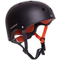 HUDORA 84103 - Skaterhelm, Skateboard-Helm, Scooter-Helm, Fahrrad-Helm, Gr. 51-55, anthrazit von Hudora