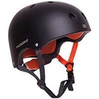 HUDORA 84103 - Skaterhelm, Skateboard-Helm, Scooter-Helm, Fahrrad-Helm, Gr. 51-55, anthrazit von Hudora