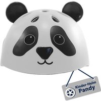 HUDORA 84911 - Kinderhelm Panda, Gr. 44-47, Sicherheitshelm für Fahrrad und Inlineskaten von Hudora