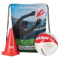 HUDORA Fußball Set kicker Edition 60-90cm 7 Teile von Hudora