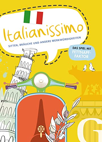 Hueber Verlag GmbH Typisch Italianissimo: Sitten, Bräuche und andere Merkwürdigkeiten/Sprach- und Reisespiel von Hueber