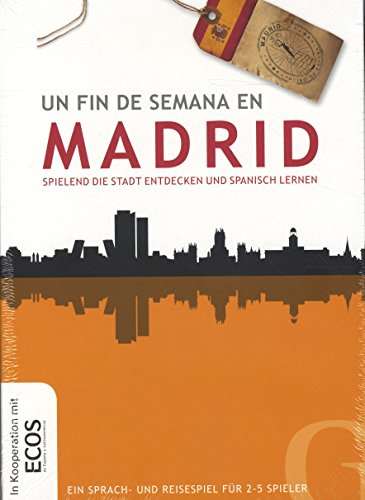 Hueber Verlag GmbH Un fin de Semana en Madrid: Spielend die Stadt entdecken und Spanisch Lernen/EIN Sprach- und Reisespiel für 2-5 Spieler von Hueber