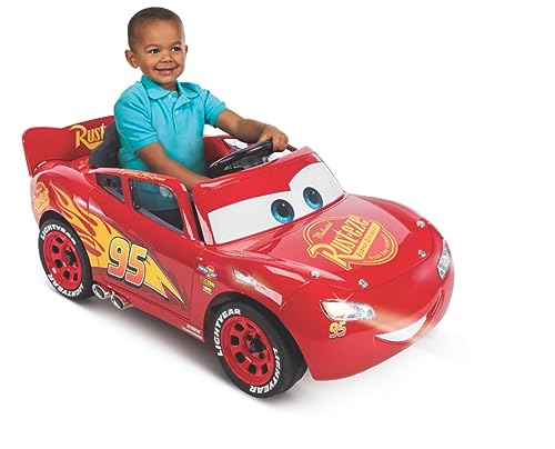 Huffy 17348WP Disney Lightning McQueen Kids Electric Ride On Car, Red von Huffy