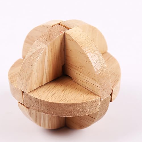 Holz Kong Ming Lock Lu Ban Lock IQ Gehirn Teaser Pädagogisches Spielzeug Montessori 3D Puzzles Spiel Entsperren Spielzeug für Erwachsene Kinder von HugMiu