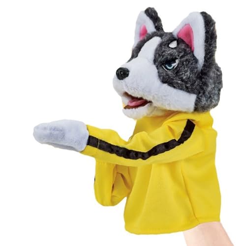 Performance Muppet Husky Plüsch Puppe Niedliches Stofftier Interaktives Hunde-Box handschuh Spielzeug von HugMiu