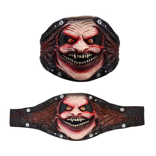 HugOutdoor The Fiend Mask Bray Wyatt Gürtel, Latexmaterial, Cosplay-Kostüm-Requisite von HugOutdoor