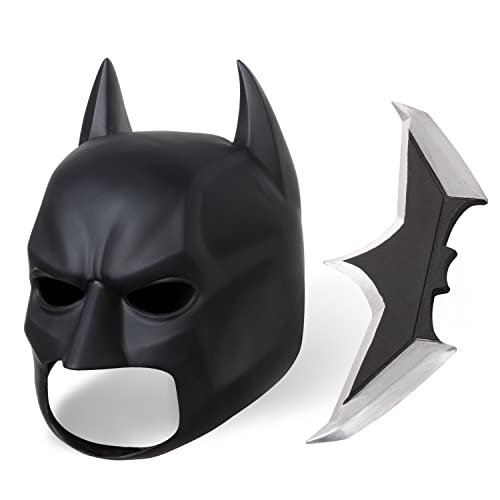 HugOutdoor The Halloween Party Fledermausmaske Dark Knight Rise Movie Superhelden Herren Latexmaske für Maskerade und Cosplay (Kinder) von HugOutdoor