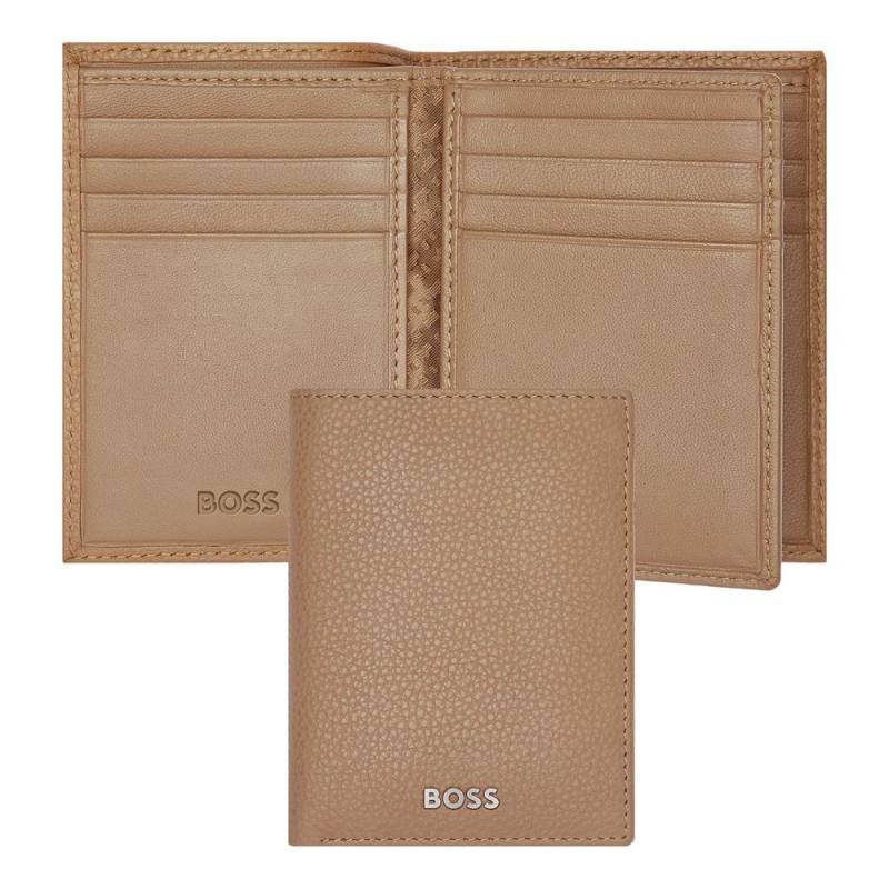 BOSS Kartenetui Classic Grained Trifold 16cc Camel von Hugo Boss