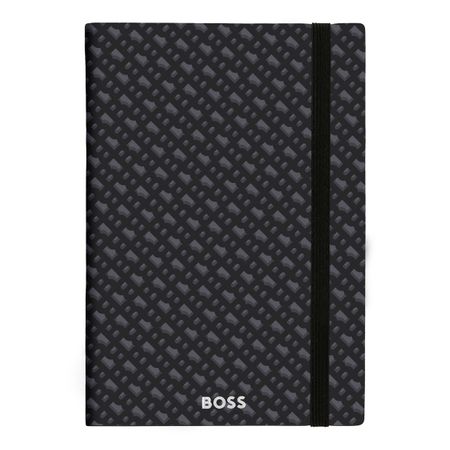 Hugo Boss Notizbuch Monogram A5 Grey liniert von Hugo Boss