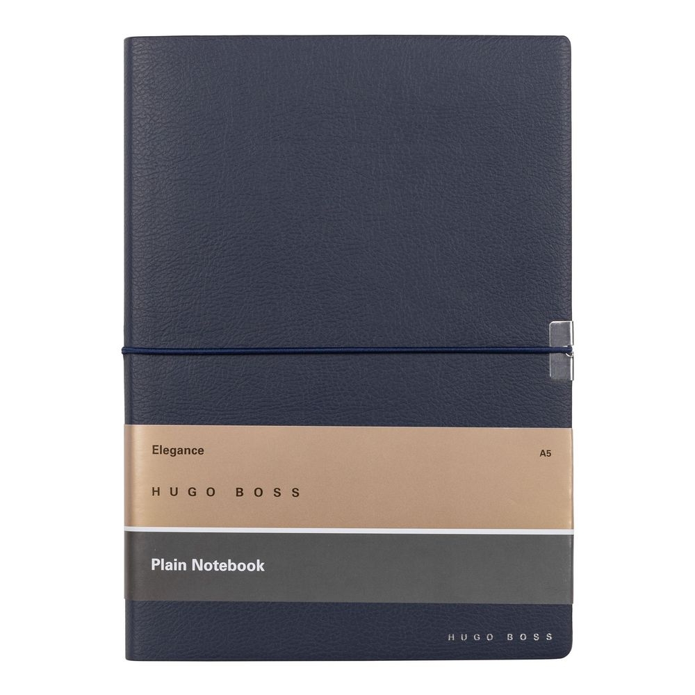 Hugo Boss Notizbuch Elegance Storyline A5 Navy blanko von Hugo Boss