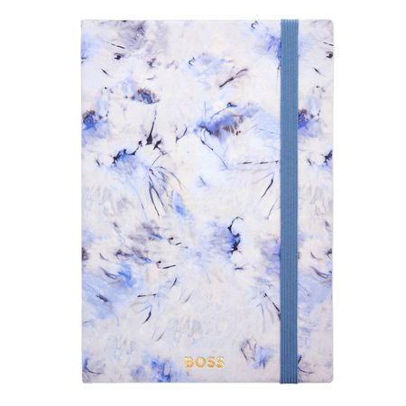 Hugo Boss Notizbuch Elemental Tie-dye A5 Flower Violet liniert von Hugo Boss