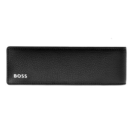 Hugo Boss Stifte-Etui 2er Classic Grained schwarz Magnetverschluss von Hugo Boss