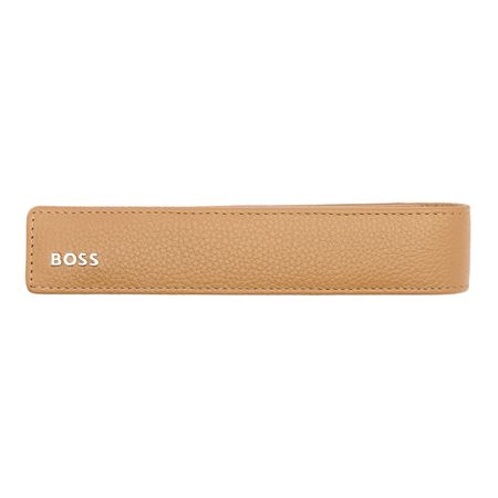 Hugo Boss Stifte-Etui Classic Grained Camel Magnetverschluss von Hugo Boss