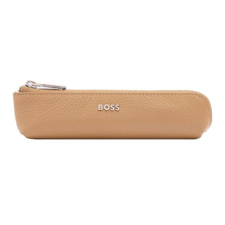 Hugo Boss Stifte-Etui Classic Grained Camel für mehrere Schreibgeräte von Hugo Boss