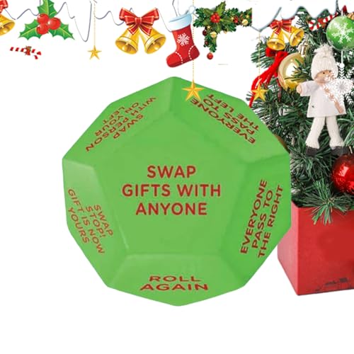 Geschenke Austausch Partyspiel Würfel | Lustiger Austausch Würfel,Spaß Aktivitäten für Familie Gruppen Jugendliche Kinder Liebhaber Treffen Freunde Kollegen Team Fest Geschenke Austausch Partyspiel Würfel | Lustiger Austausch Würfel,Spaß Aktivitäten für Familie Gruppen Jugendliche Kinder Liebhaber Treffen Freunde Kollegen Team Fest von Hugsweet