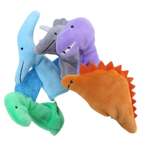 Hugsweet Fingerpuppen,Tier-Fingerpuppen - 5 Stück Tierplüschpuppen,Fingerpuppen-Set, Partygeschenke, Bildung, Lernhilfe, Geschichtenzeit, Spielzeit von Hugsweet