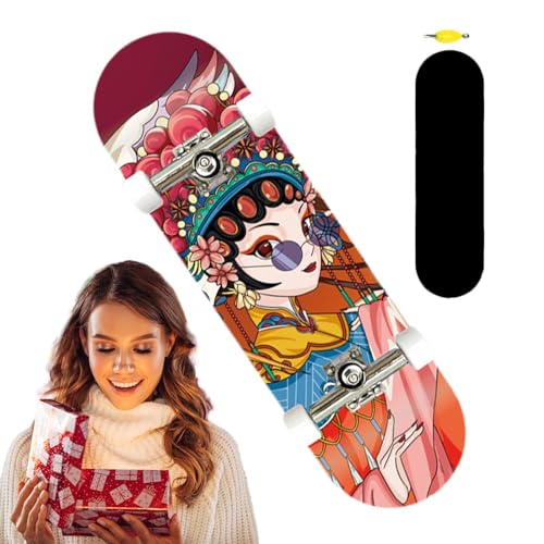 Hugsweet -Finger-Skateboard, Skateboards für Kinder, Kinder Cartoon Fingerbretter, Kleines Fingerbrett-Spielzeug, buntes Finger-Skateboard für Kinder ab 6 Jahren von Hugsweet