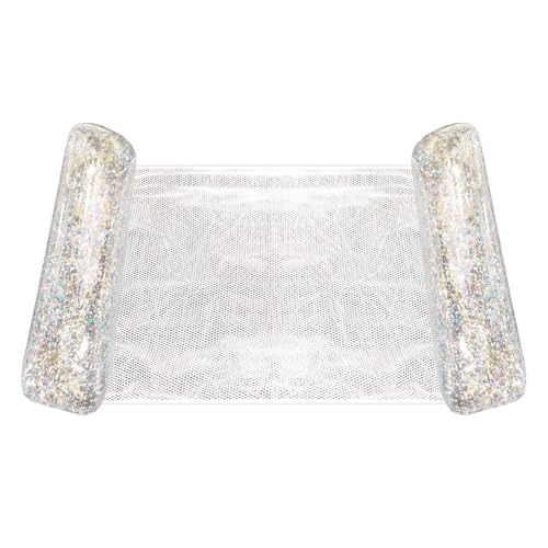 Hugsweet Pool-Hängematte, Aufblasbare Poolliege – Schwimmring Mit Glitzer-Pailletten, Schwimmliege, Floß, Liege, Entspannendes Wasserspielzeug Für Erwachsene Und Kinder Hugsweet Pool-Hängematte, Aufblasbare Poolliege – Schwimmring Mit Glitzer-Pailletten, Schwimmliege, Floß, Liege, Entspannendes Wasserspielzeug Für Erwachsene Und Kinder von Hugsweet