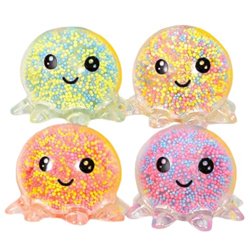 Squishy-Stressbälle mit Oktopus, Licht, Tintenfisch, Entlüftungsball Quetschspielzeug Zappel-Stressball, Wasserperlen, Squishy-Bälle, F-isch im Inneren, Spielzeug für Kinder und Erwachsene Squishy-Stressbälle mit Oktopus, Licht, Tintenfisch, Entlüftungsball Quetschspielzeug Zappel-Stressball, Wasserperlen, Squishy-Bälle, F-isch im Inneren, Spielzeug für Kinder und Erwachsene von Hugsweet