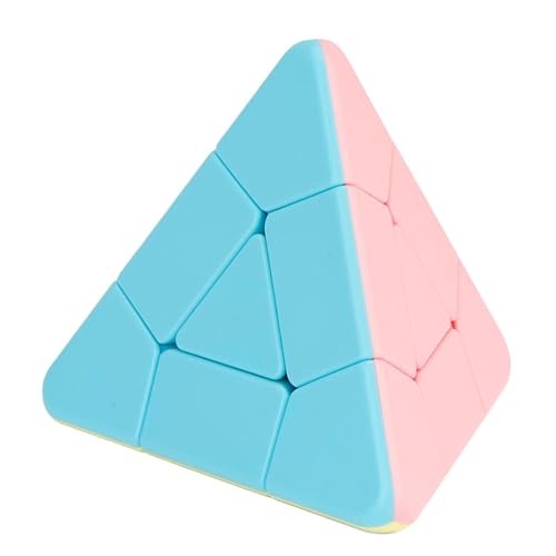 Zauberwürfel Pyramide, Dreieck Pyramide Speed Zauberwürfel, 3x3x3 Macaron Dreieck Zauberwürfel Puzzle Spielzeug, Spannender Pyraminx Brainteaser Für Kinder Und Erwachsene, 3D Puzzle Spiele von Hugsweet