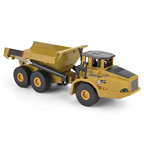 HuiNa CY1912 1/40 DIECAST Dump Truck Static Model Druckguss, gelb, M von HuiNa