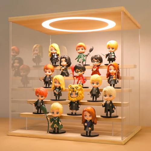 Acryl Vitrine / Schaukasten / Display Case / Acryl Box für Modellautos, Minifiguren, Sammlerstücke | mit LED Beleuchtung (6-Stufen) von Huijintao