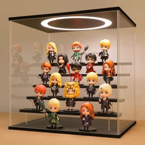 Acryl Vitrine / Schaukasten / Display Case / Acryl Box für Modellautos, Minifiguren, Sammlerstücke | mit LED Beleuchtung (6-Stufen) von Huijintao