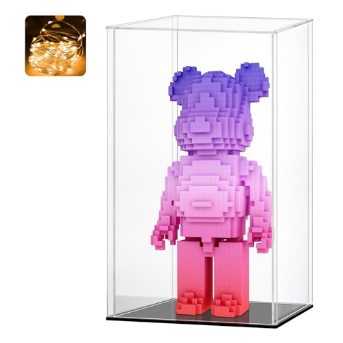 Huijintao Acryl Vitrine/Schaukasten/Display Case/Display Box für Figuren, Sammlerstücke | Selbstmontage (20x20x25 cm) von Huijintao