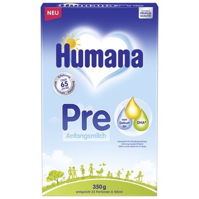 Humana Anfangsmilch Pre 350g von Geburt an von Humana