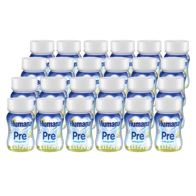 Humana Anfangsmilch Pre trinkfertig 24 x 90 ml ab der Geburt von Humana