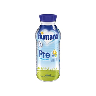 Humana Anfangsmilch Pre trinkfertig 470 ml ab der Geburt von Humana