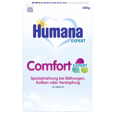 Humana Spezialnahrung Comfort Expert bei Blähungen, Koliken oder Verstopfung 350g von Geburt an von Humana