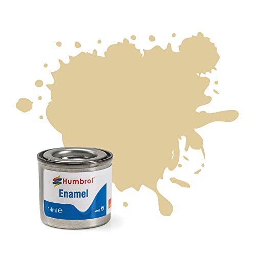 Humbrol 14 ML Nr. 1 TINLET Emaille Paint 121 (Pale Stone matt) von Humbrol