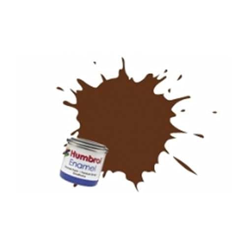 Humbrol 14 ML Nr. 1 TINLET Emaille Paint 160 (Deutsch Cam rot/braun matt) von Humbrol