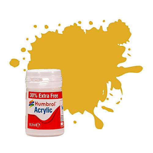 Humbrol AB0016EP 16 Gold Metallic-14ml Acrylic Paint-Plus 30% Farbe von Humbrol