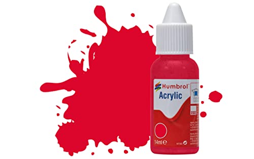 Humbrol Acryl-Tropfflasche, Nr. 238 Red Arrow – Glanz, 14 ml von Humbrol