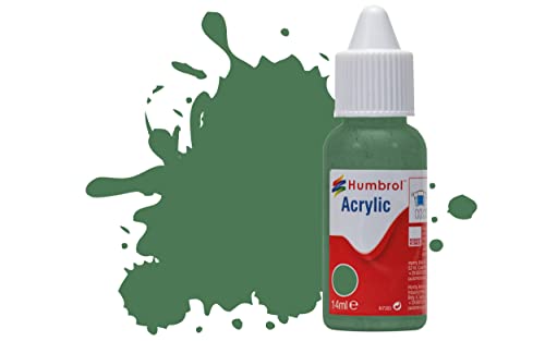 Humbrol Acrylfarbe Nr. 101 Mid Green Matt Tropfflasche, 14 ml Humbrol Acrylfarbe Nr. 101 Mid Green Matt Tropfflasche, 14 ml von Humbrol