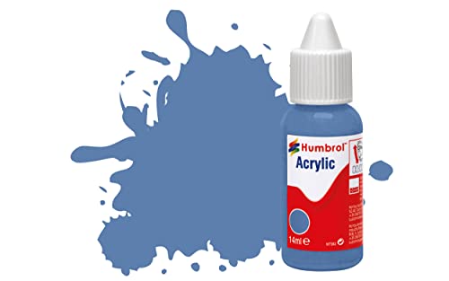 Humbrol Acrylfarbe, Nr. 109 WWI Blue – Matt, 14 ml (1 Stück) von Humbrol