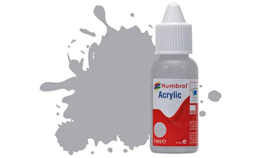 Humbrol Acrylfarbe Nr. 166 Light Aircraft Grey Matt Pipette Flasche, 14 ml Humbrol Acrylfarbe Nr. 166 Light Aircraft Grey Matt Pipette Flasche, 14 ml von Humbrol
